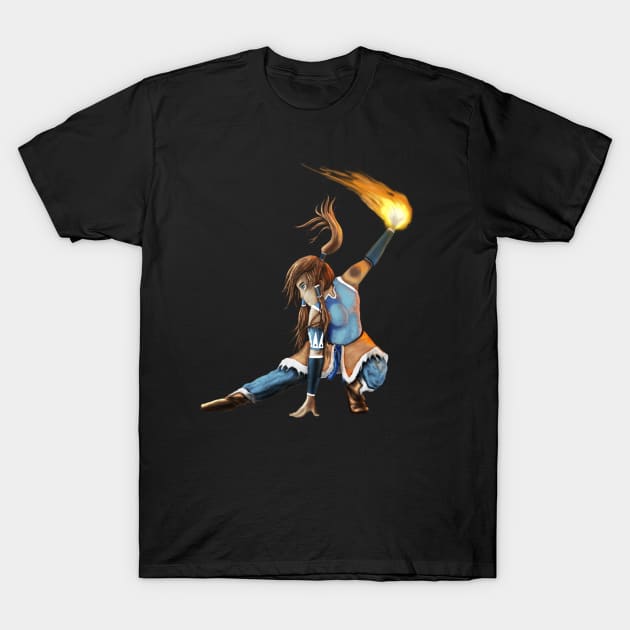 The Legend of Korra - Firebending T-Shirt by SevkoMK